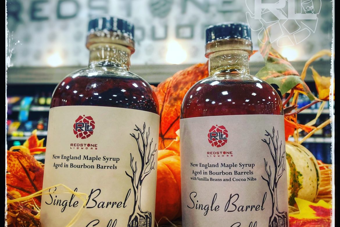 Weller barrel aged maple syrup with vanilla bean & cocoa nibs